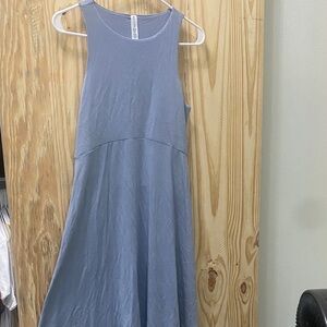 Athleta Light Blue Midi Dress